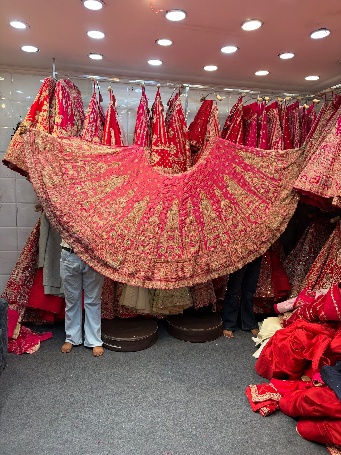 Rani Pink Designer Bridal Lehenga