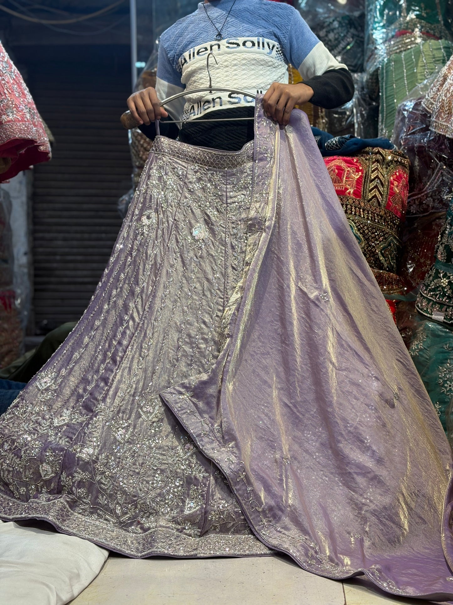 Lavishing Lavender Lehenga