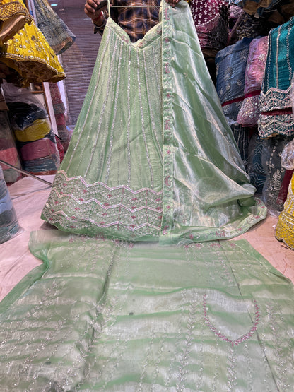Fabulous green lehenga