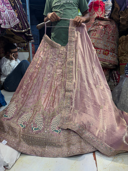 Stunning peacock pink Lehenga
