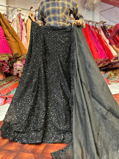 Amazing black lehenga