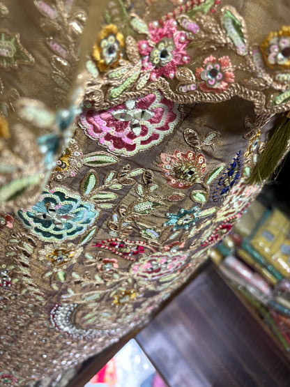 Eye catching yellow haldi mehendi Lehenga