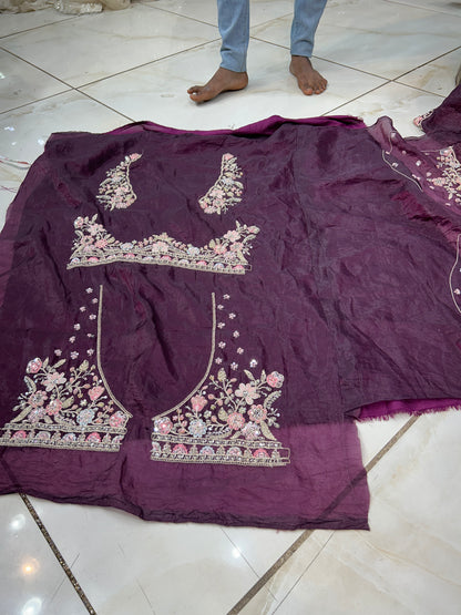 Amazing purple lehenga
