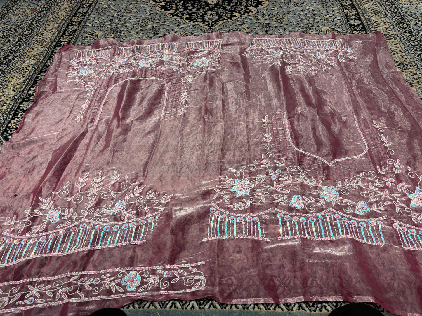 Charming Floral pink Lehenga