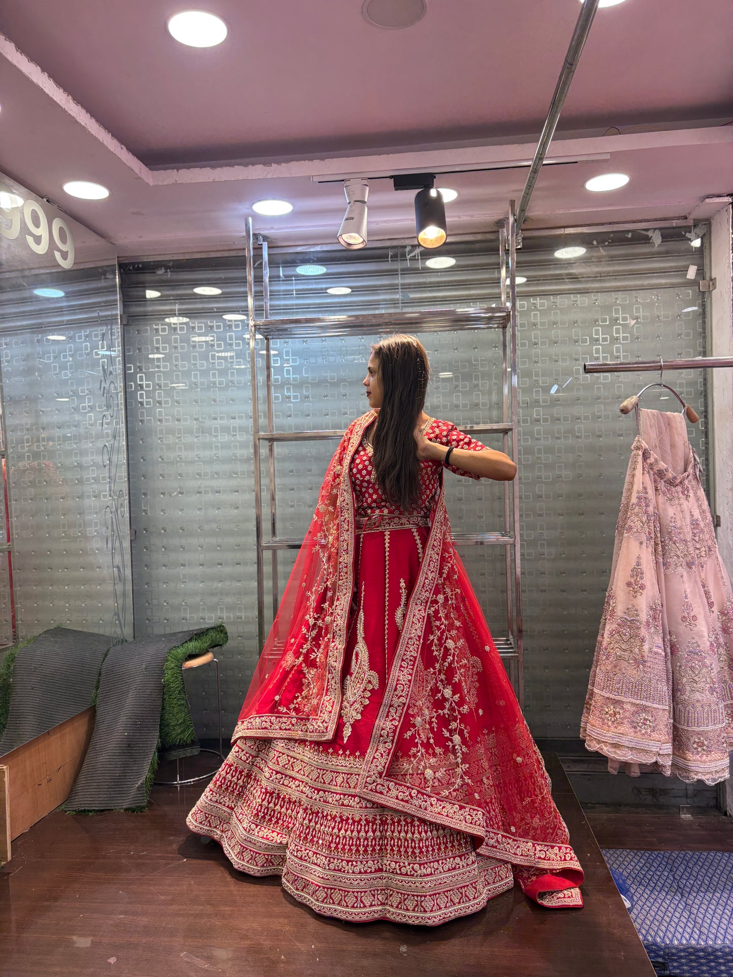 Gorgeous Rani pink bridal Lehenga