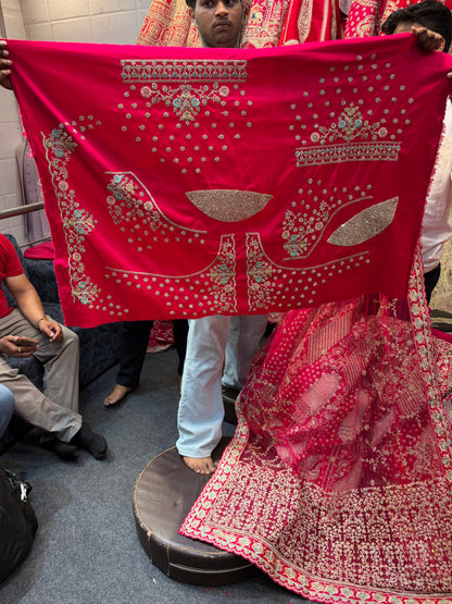 Rani Pink Designer Bridal Lehenga
