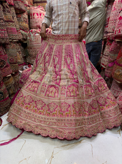 Baby Pink Doli Barat Bridal Lehenga