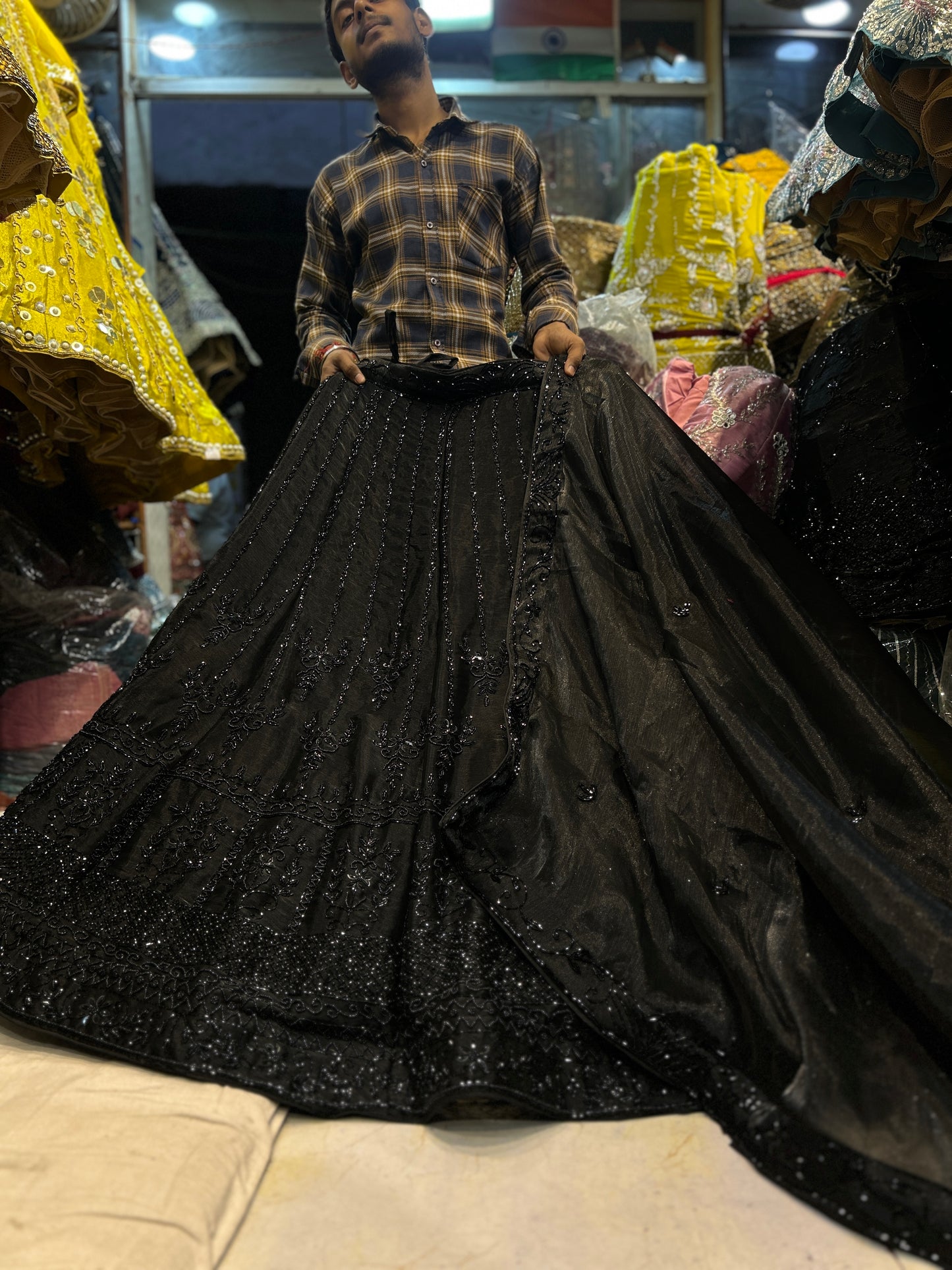Charming black lehenga❤️