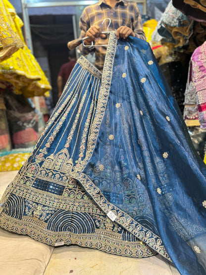 Engaging maroon lehenga❤️