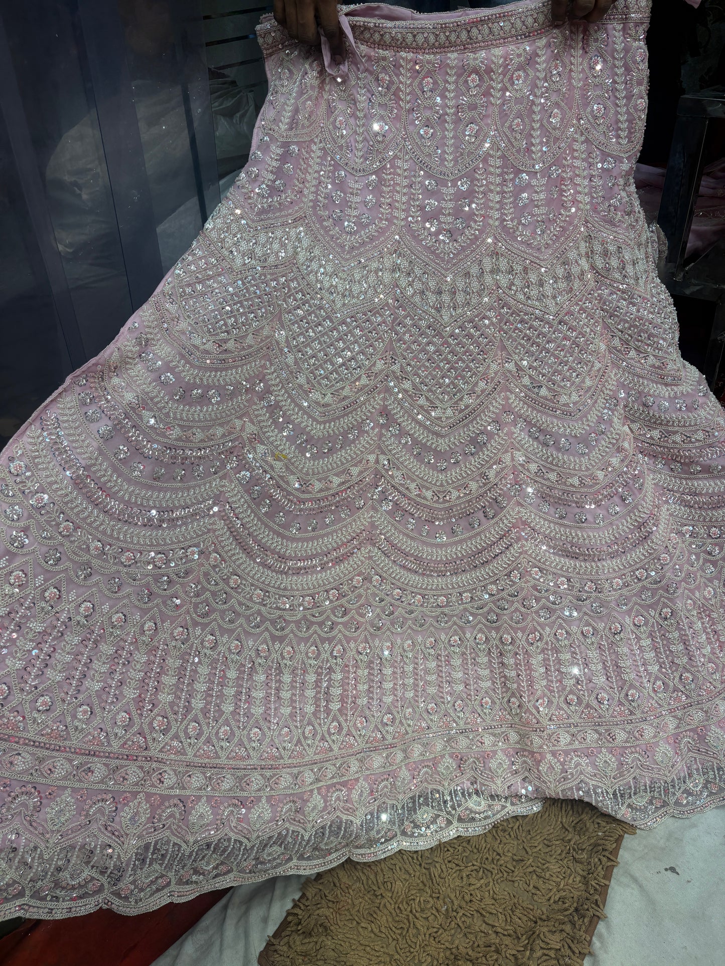 Eye catching pink Lehenga