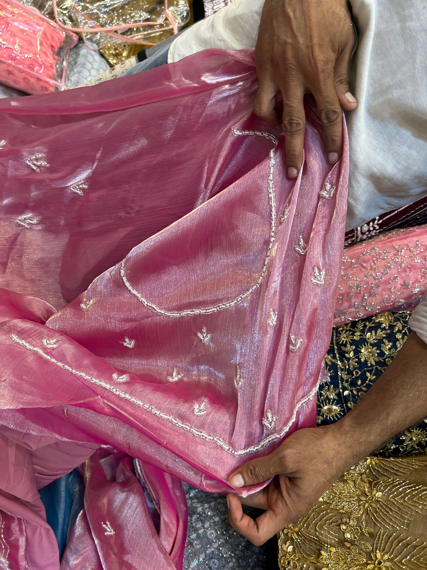 Eye catching baby pink lehenga
