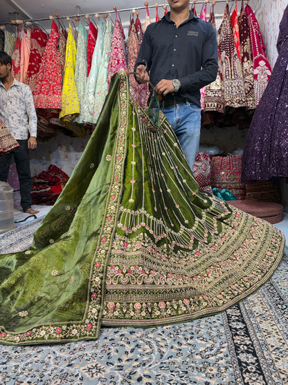 Gorgeous green Lehenga