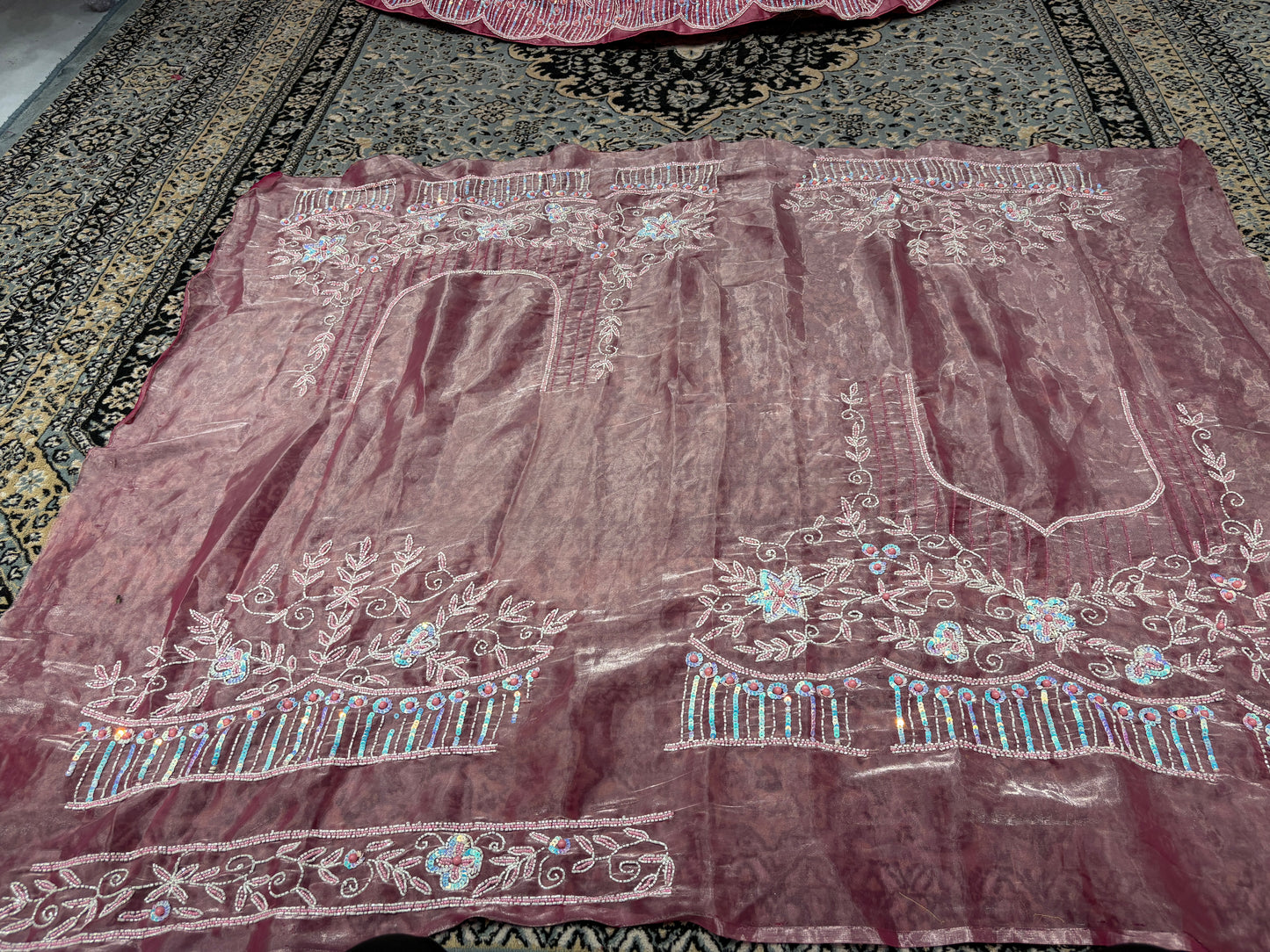 Charming Floral pink Lehenga