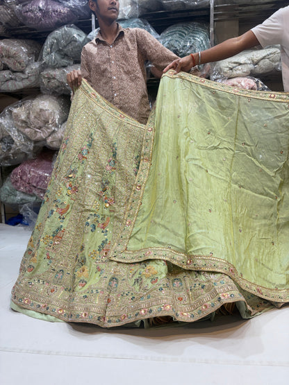 Fair green Lehenga