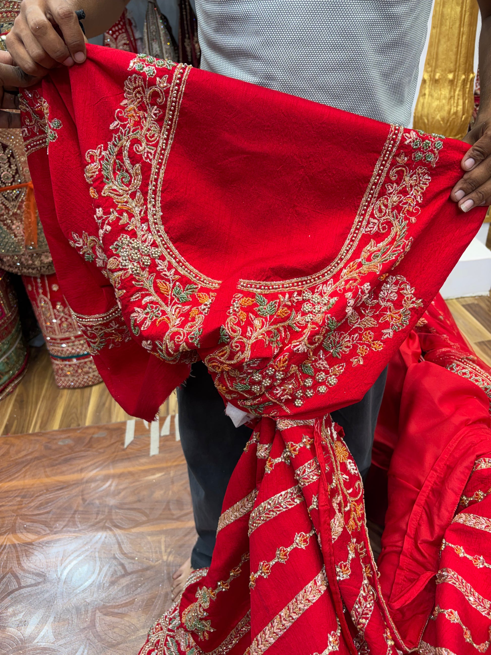 Heavy Rani Pink Bridal Lehenga - Shopping World