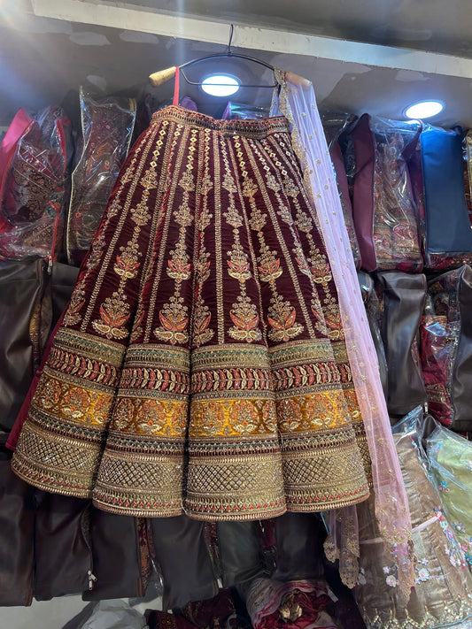 Heavy Ball bridal Lehenga - Shopping World