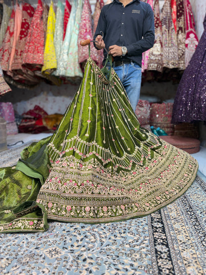 Gorgeous green Lehenga
