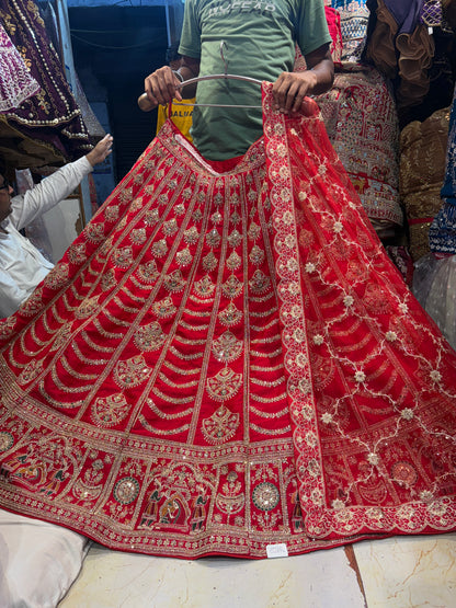 Gorgeous red Bridal Lehenga