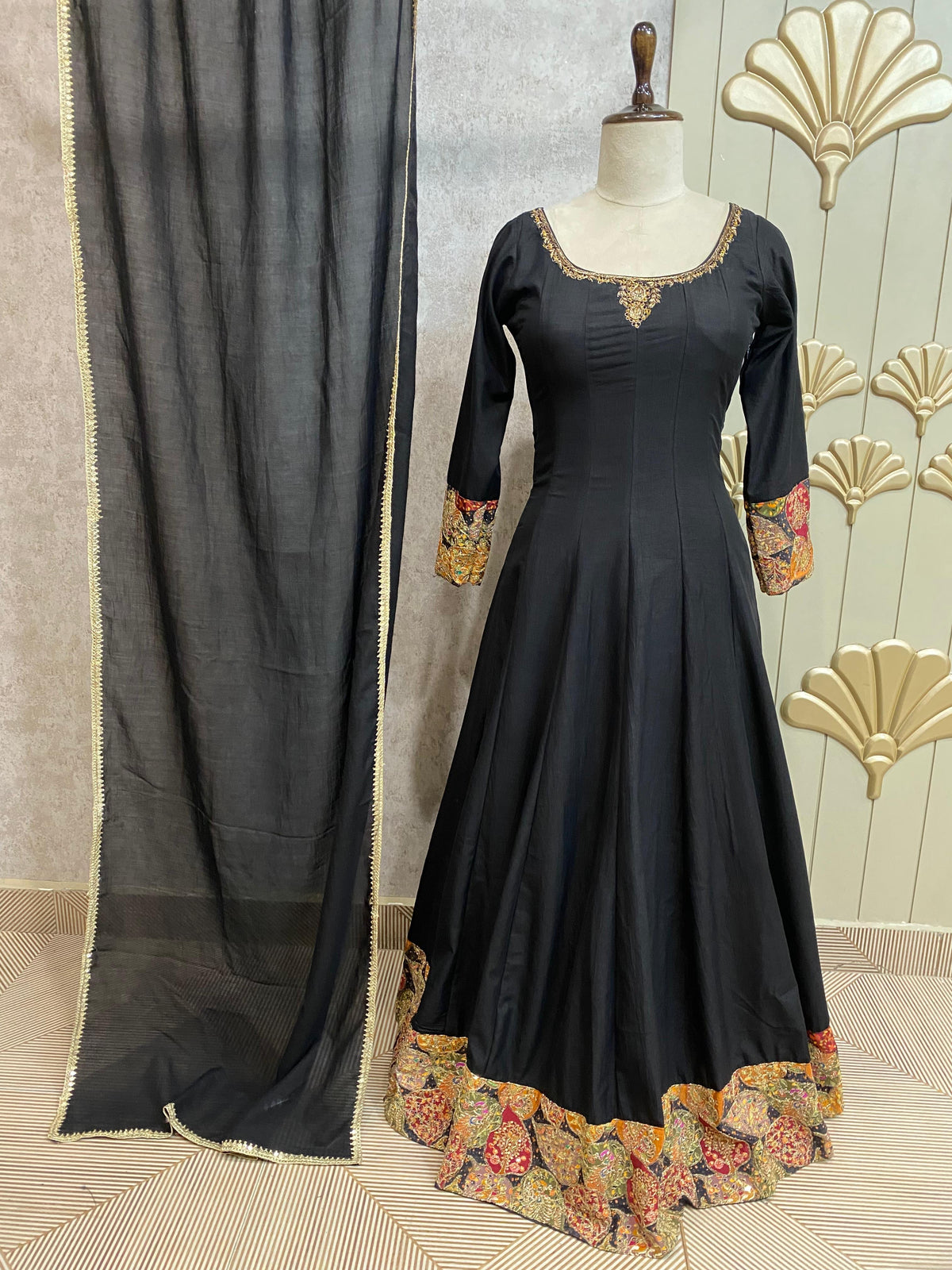 Black gown