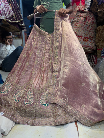 Stunning peacock pink Lehenga