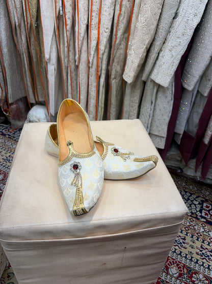 Golden White sherwani - Shopping World