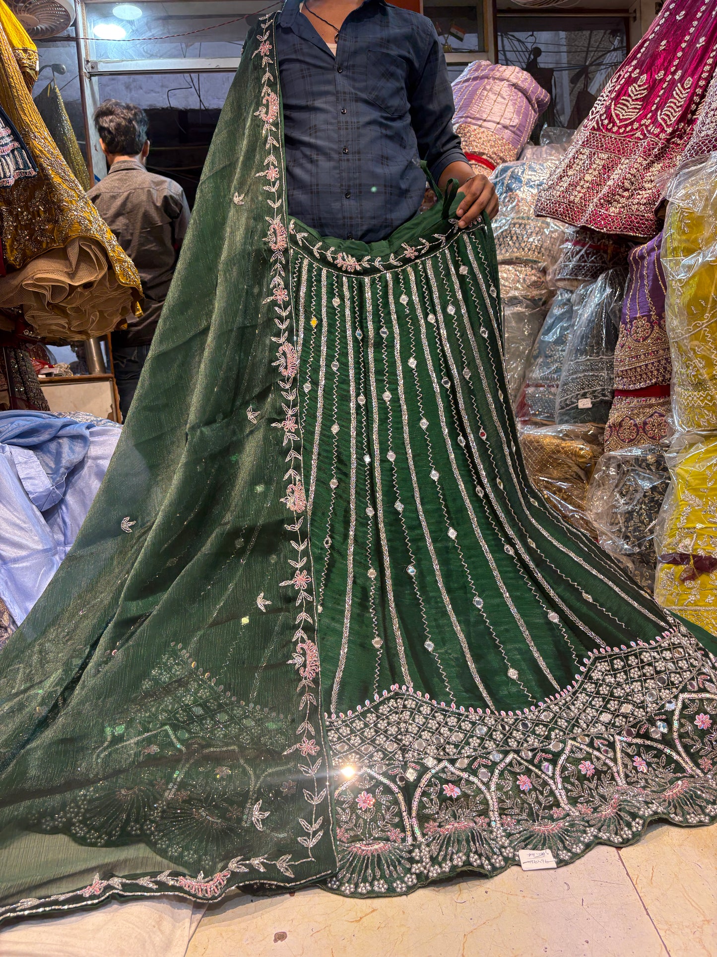 Gorgeous green Lehenga