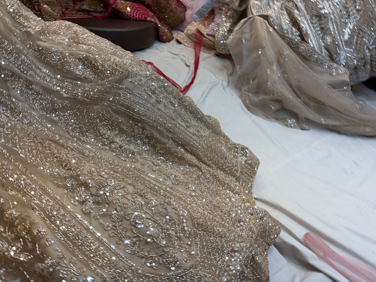 Golden beige designer Lehenga
