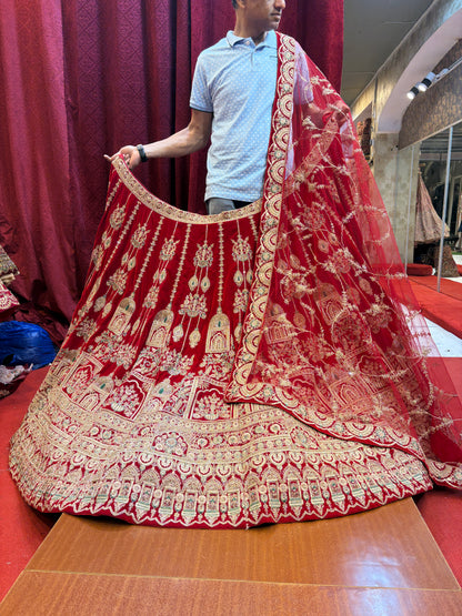Beautiful red bridal Lehenga