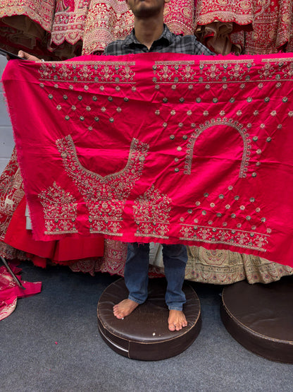 Red Designer Bridal Lehenga