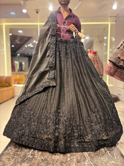 Glamorous black Lehenga