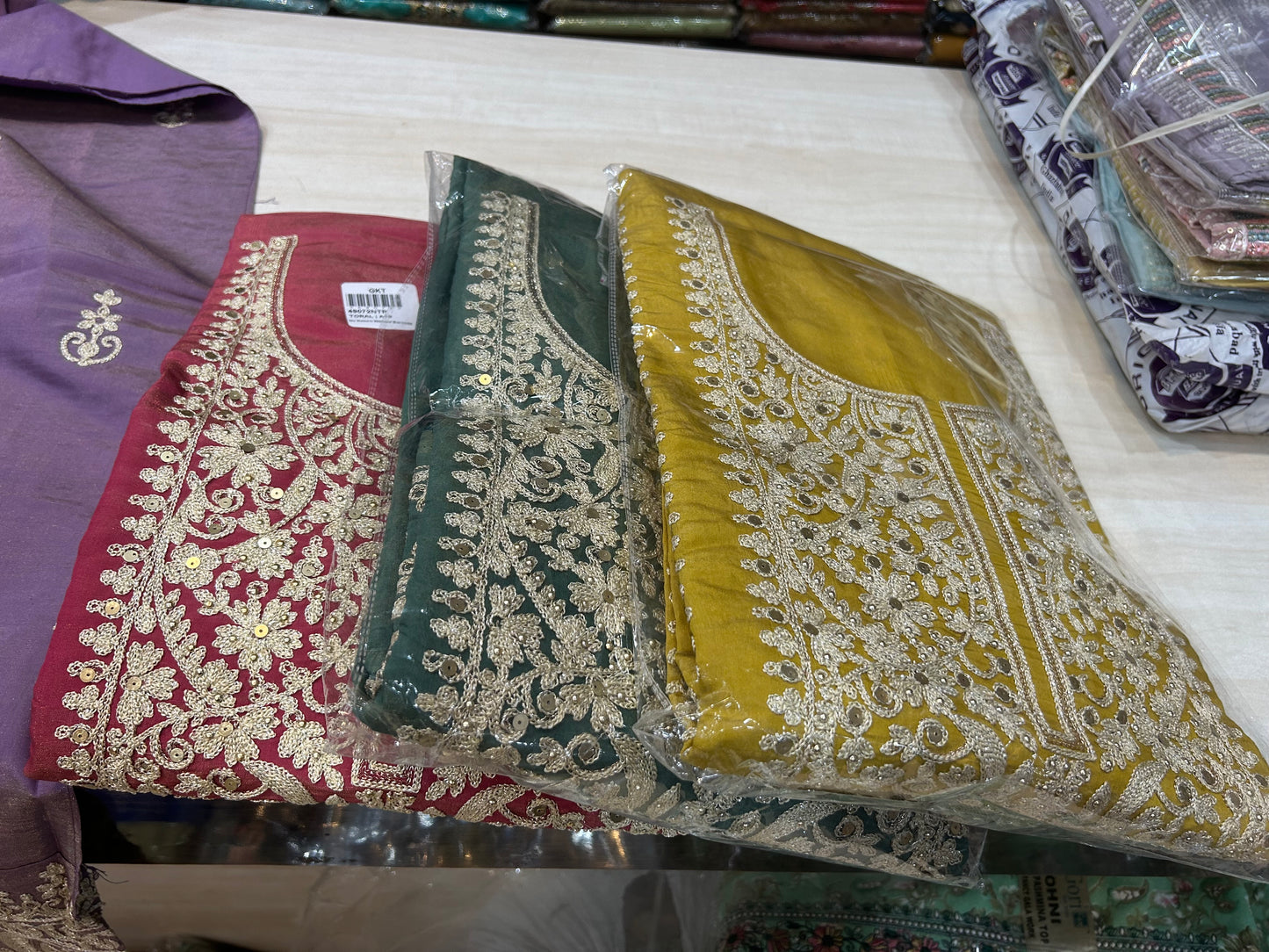 Fabulous unstitched salwar suit dress material