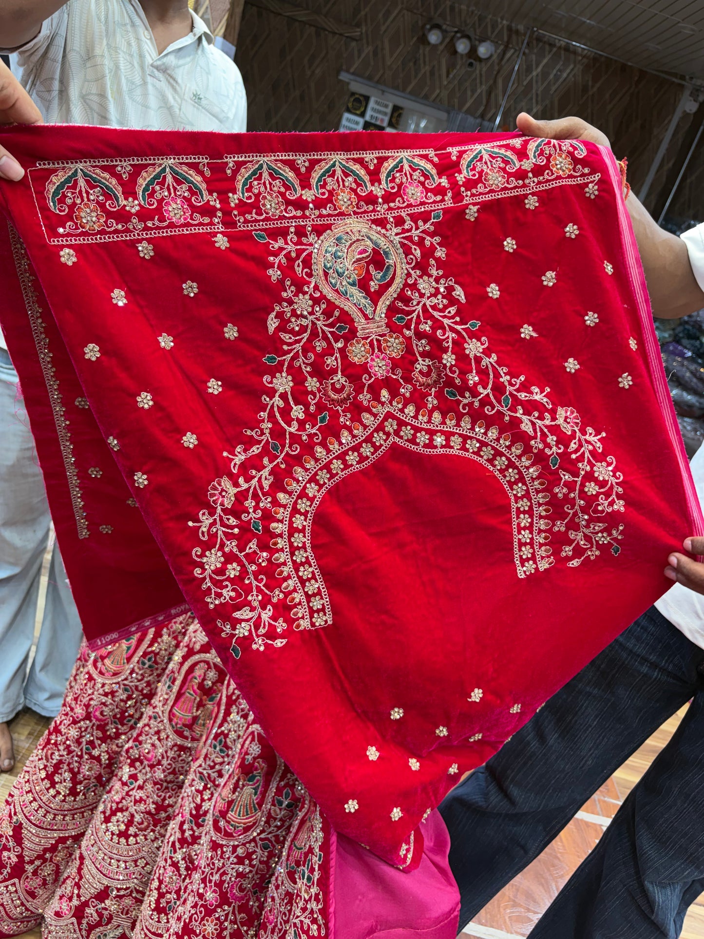 Rani Pink Ball Bridal Lehenga