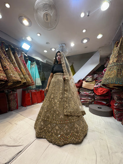 Gorgeous golden Lehenga