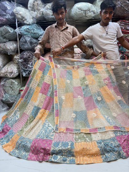 Embellished multicolour Lehenga