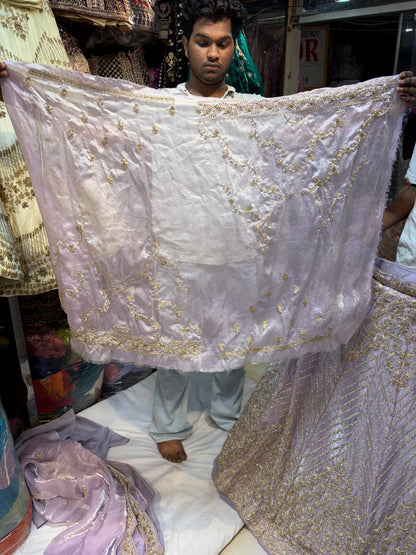 Lavender Designer Lehenga
