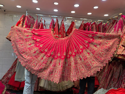 Red Designer Bridal Lehenga