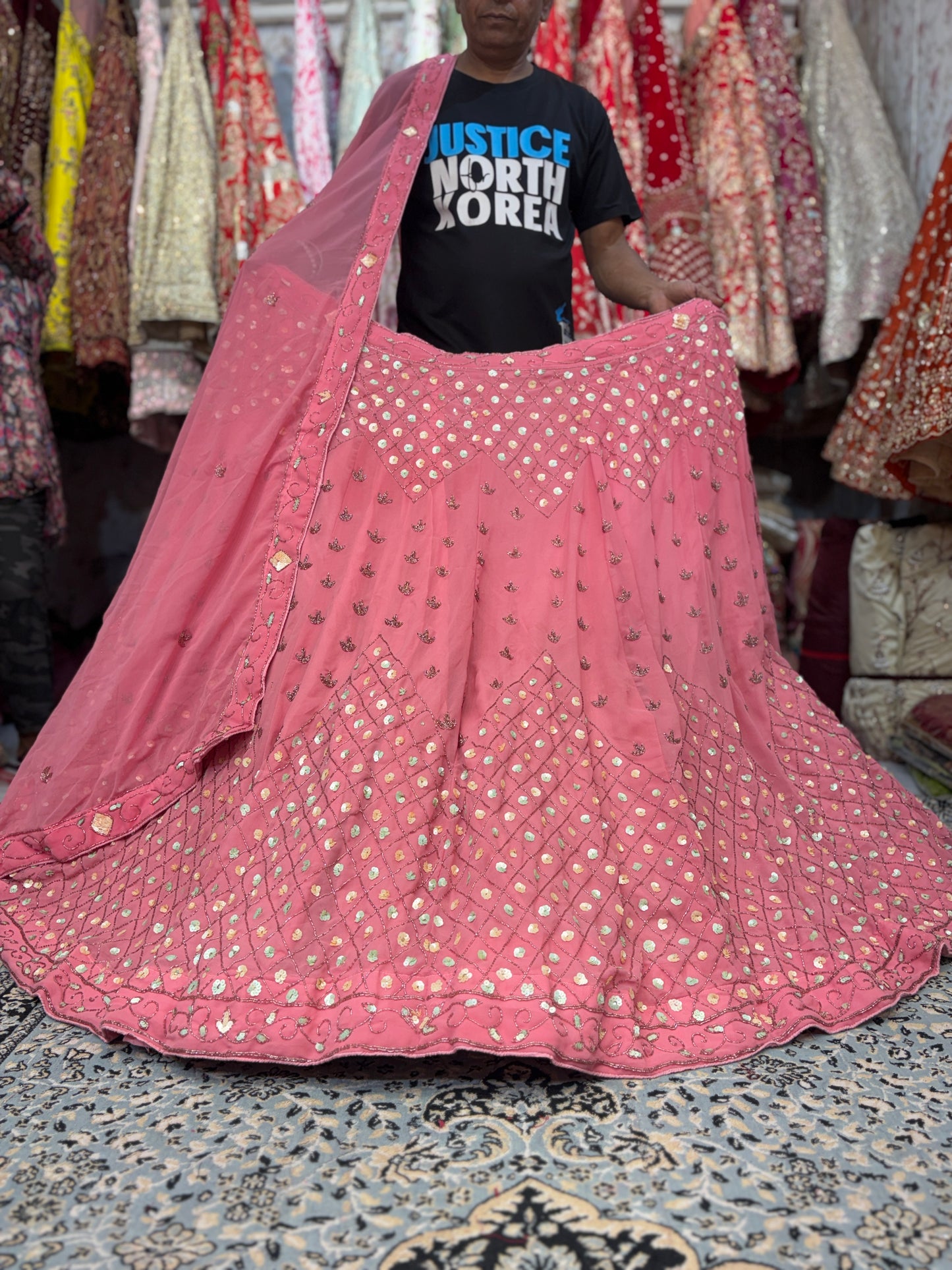 Awesome Baby pink Lehenga