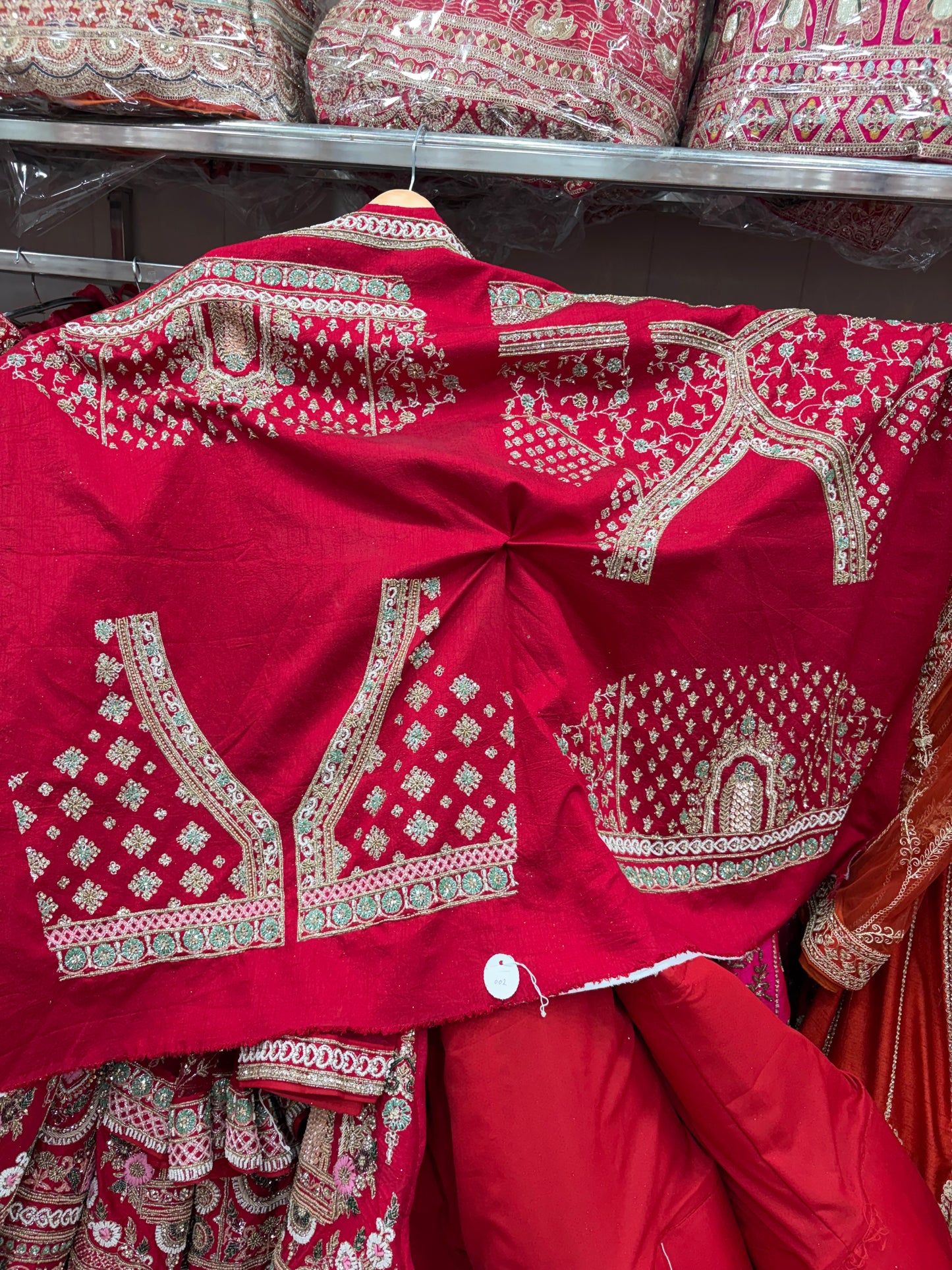Red Bridal Lehenga