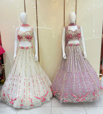 Golden Crop top Lehenga
