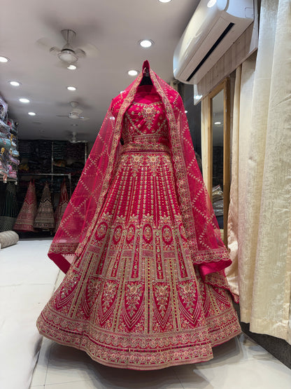 Charming Rani pink Lehenga