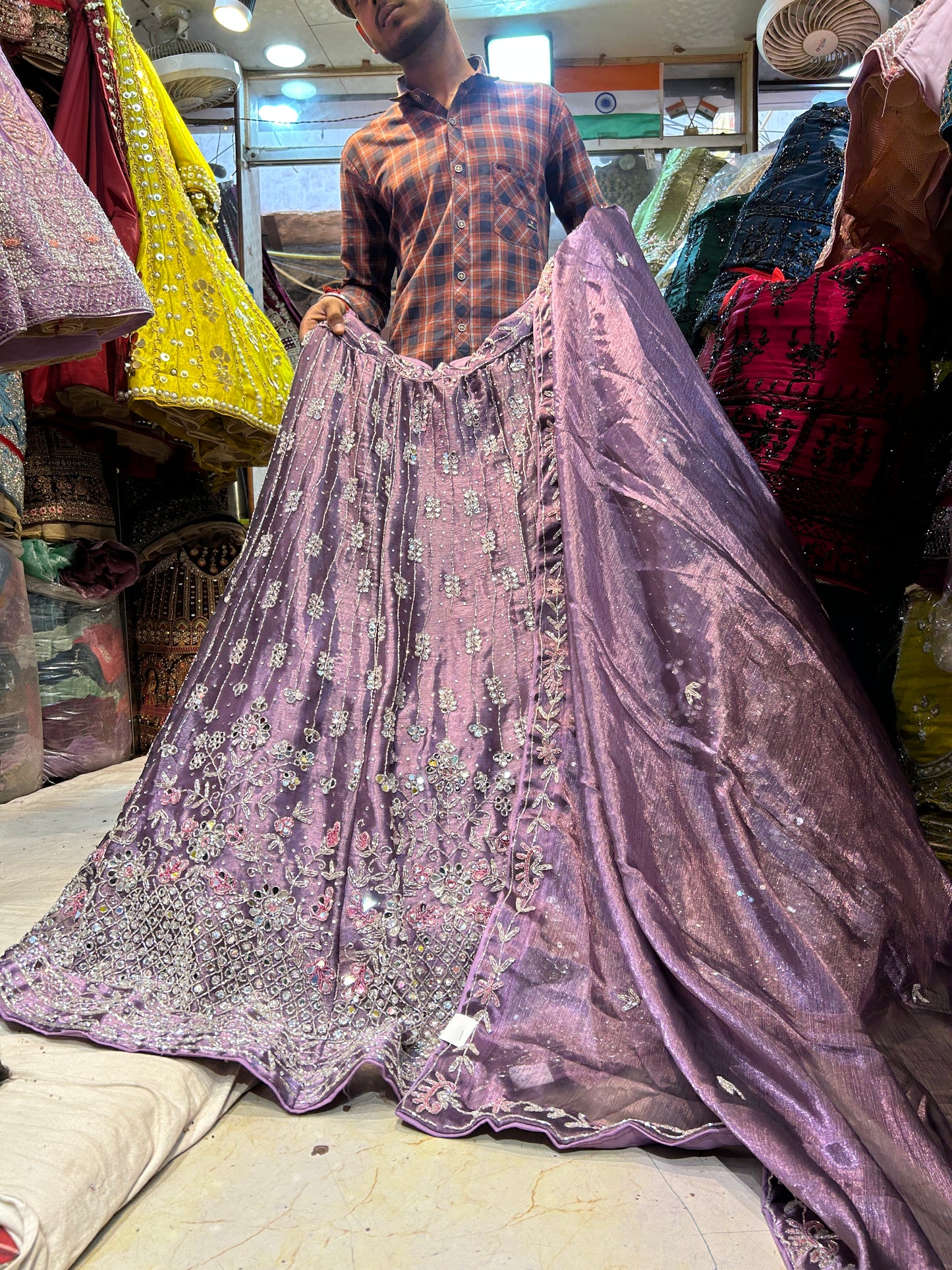 Gorgeous purple Lehenga