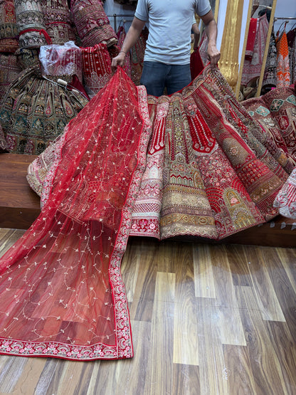 Multikali Ball Bridal Lehenga