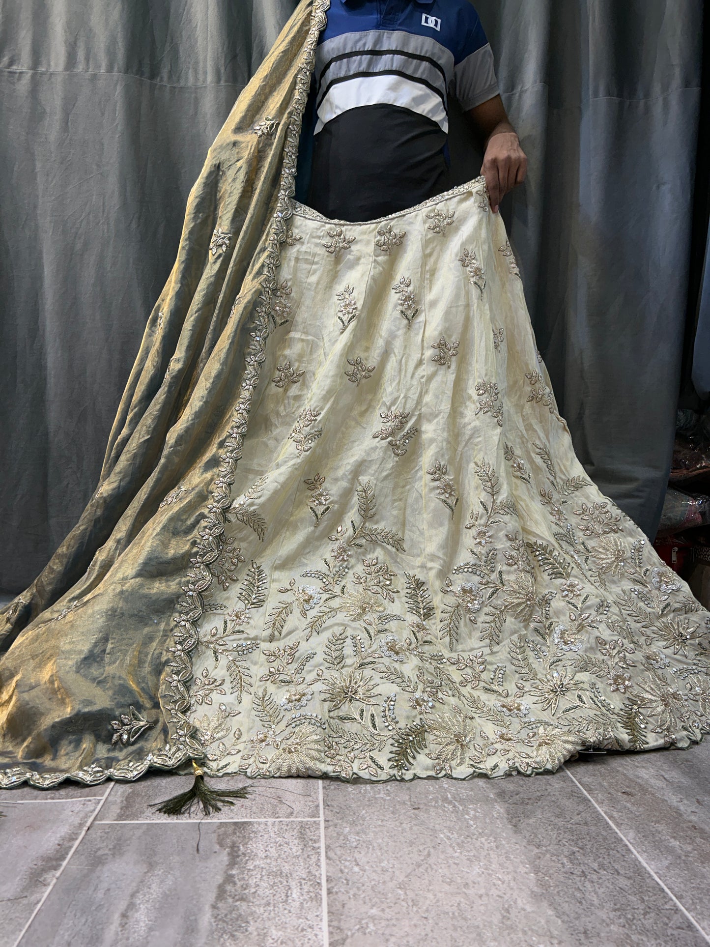 Amazing white lehenga