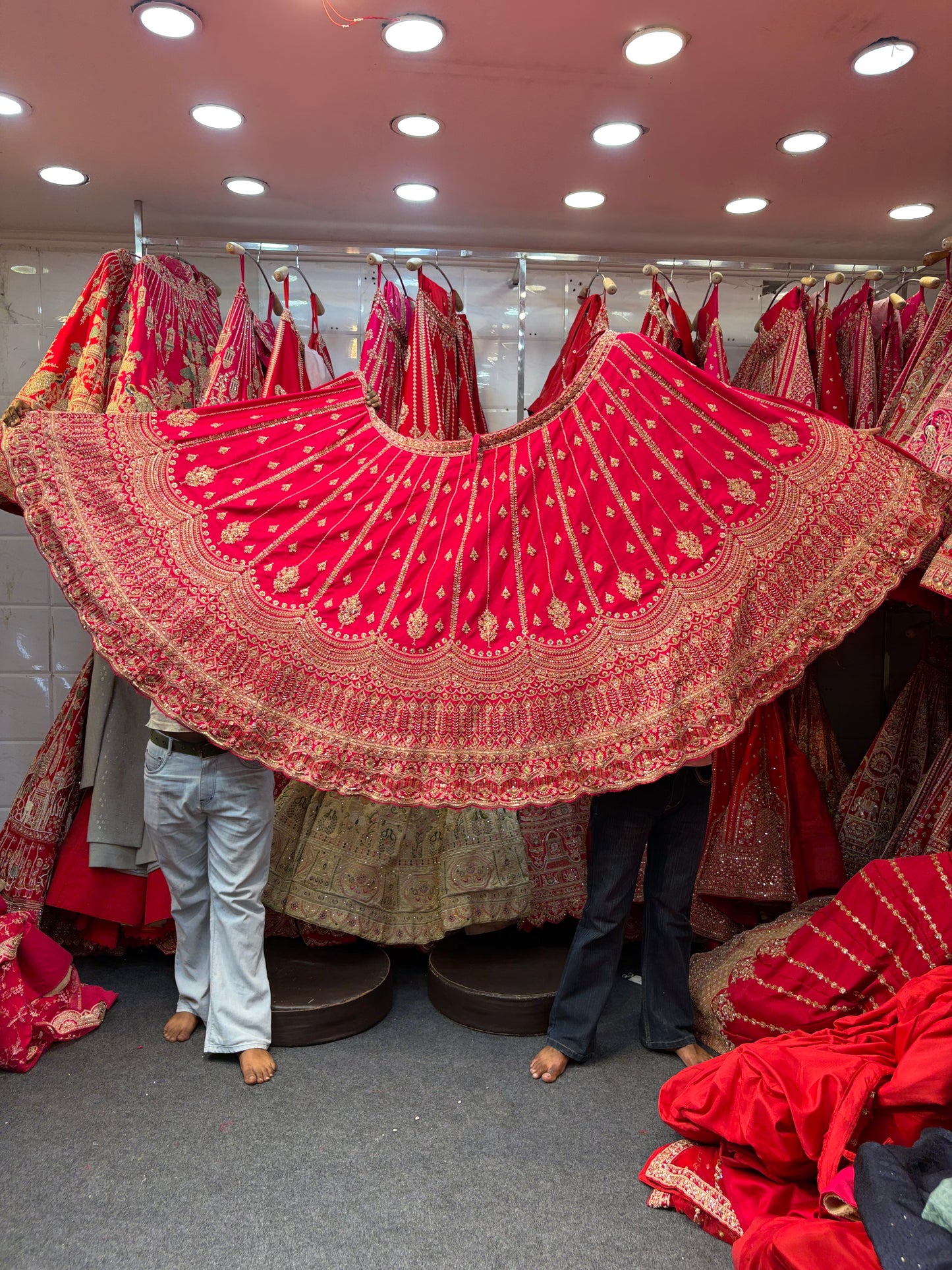 Rani Pink Designer Bridal Lehenga