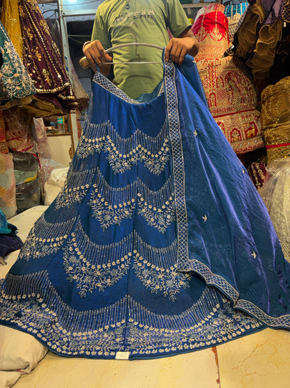 Amazing blue Sequence Lehenga