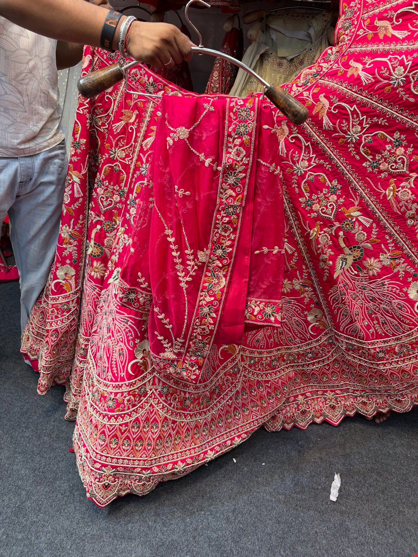 Red Designer Bridal Lehenga