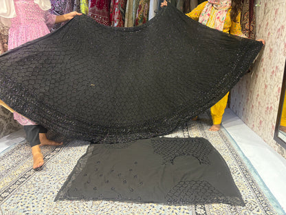 Good looking black Lehenga