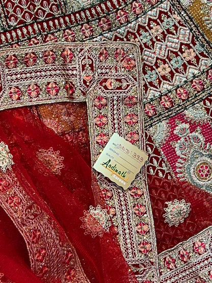 Pretty Red bridal lehenga