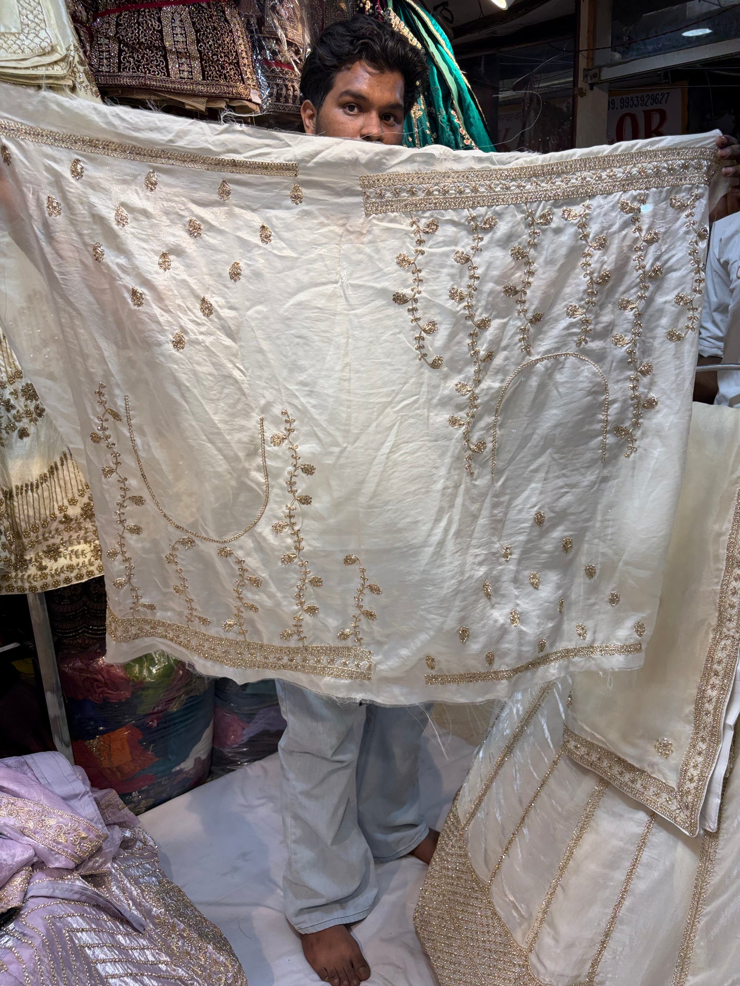 White Designer Lehenga