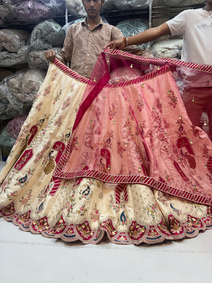 Amazing golden maroon Lehenga